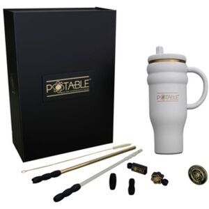 NEW! 40oz Tumbler in Stardust Cream